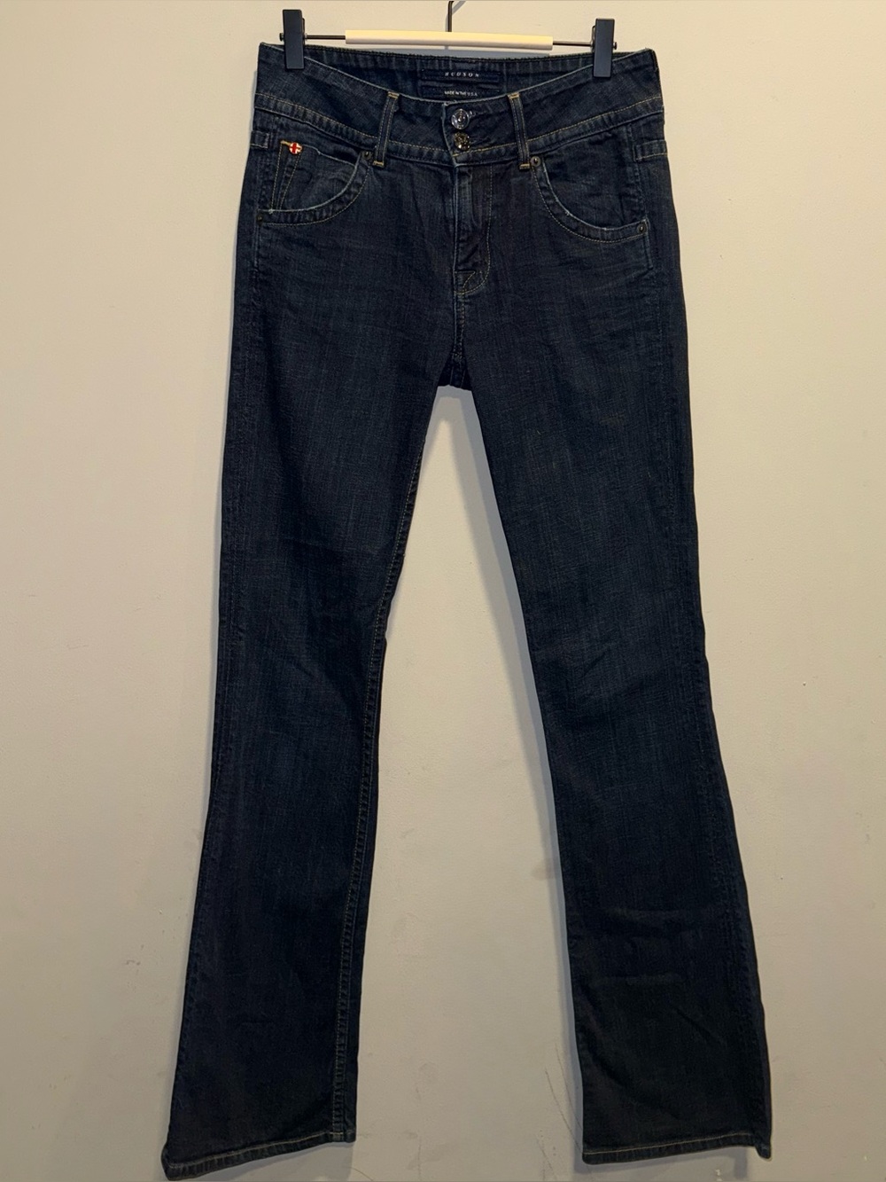 Hudson Jeans Dark Blue Flared Women's Jeans